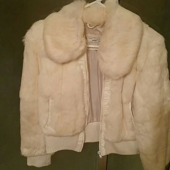 Real Rabbit Fur Jacket - Picture 3 of 6